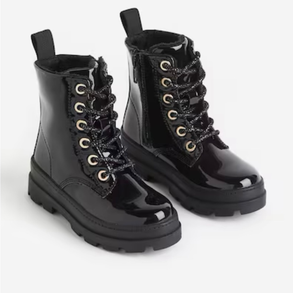H&M size 8.5 toddler girl boots - Picture 1 of 4